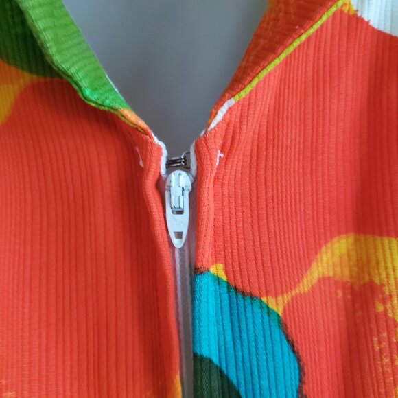 Vintage 70s Miss Donna Hawaiian style maxi dress cotton - Picture 5 of 9